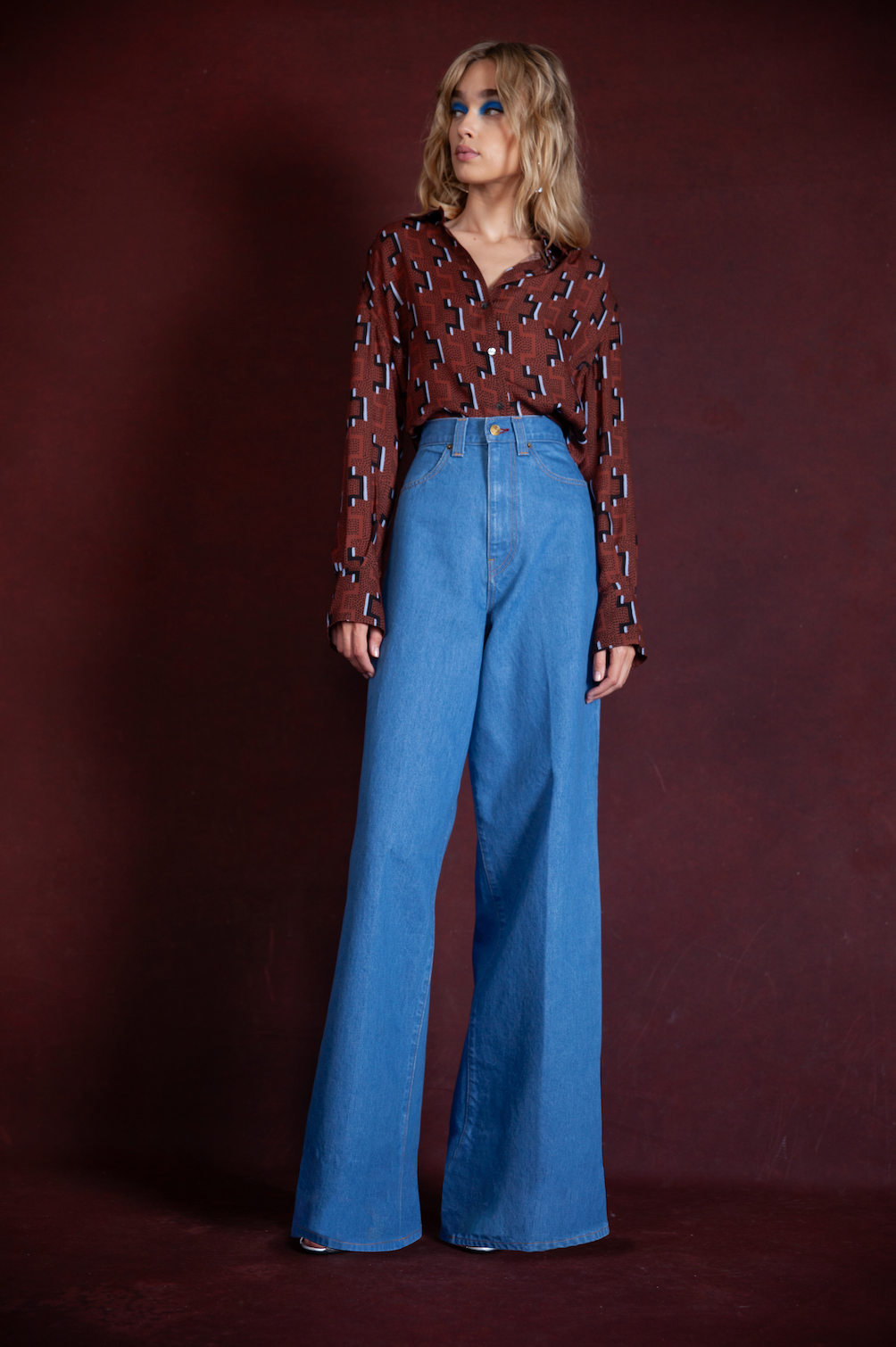 THE FARRAH JEANS in Japanese Denim