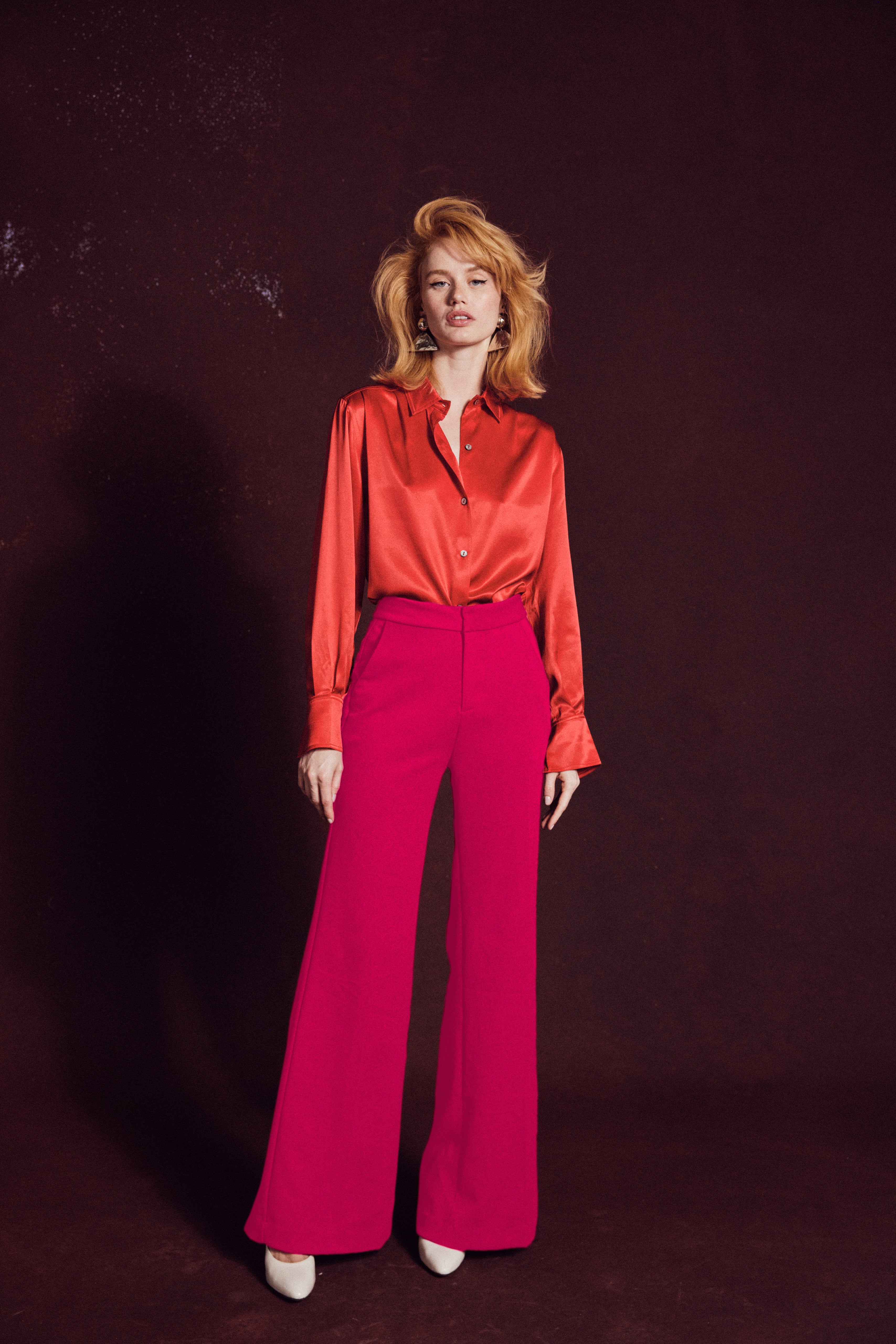 THE MICHELLE PANT in shocking pink